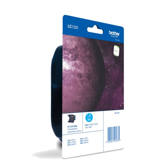 LC1220CBP cartucho de tinta 1 pieza(s) Original Cian