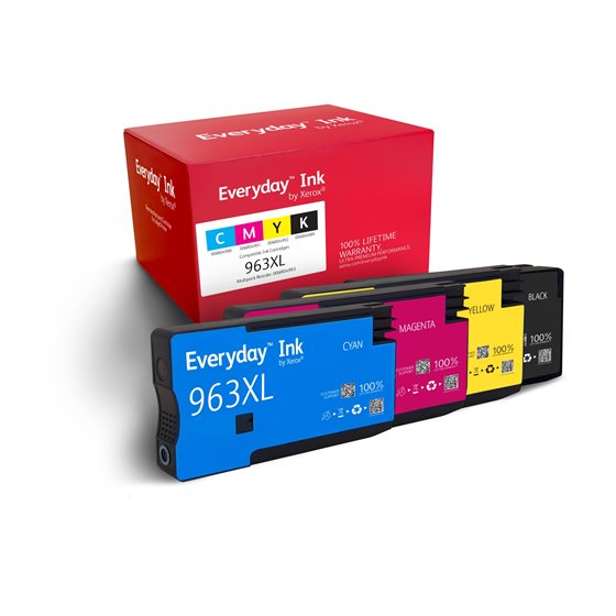 Everyday Tinta Everyday™ Multipack de Xerox compatible con HP HP963XL (HP963XL MULTIPACK), Capacidad alta