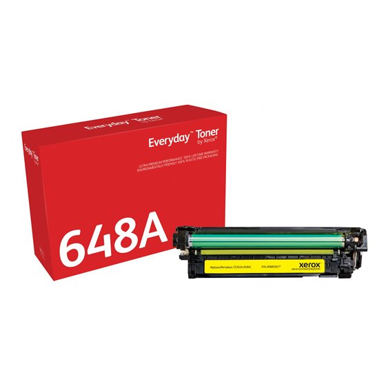 Everyday Toner Everyday™Amarillo di Xerox Compatible con HP 648A (CE262A), Capacidad estándar