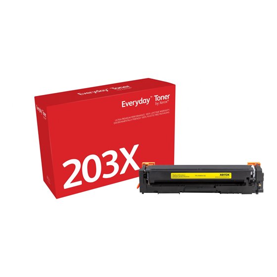 Everyday Toner Everyday™Amarillo di Xerox Compatible con HP 203X (CF542X), Capacidad alta