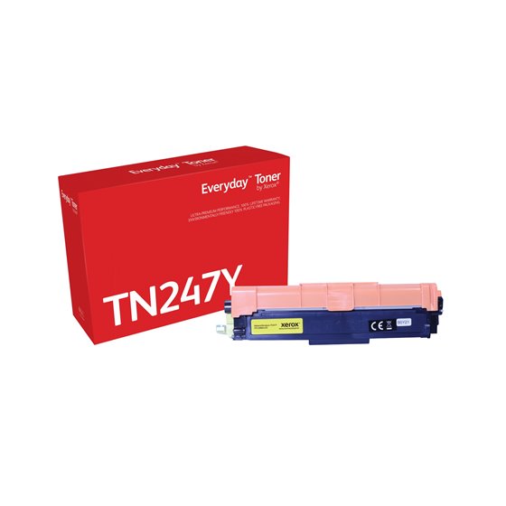 Everyday El tóner Everyday™ Amarillo de Xerox es compatible con Brother TN247Y, Capacidad alta