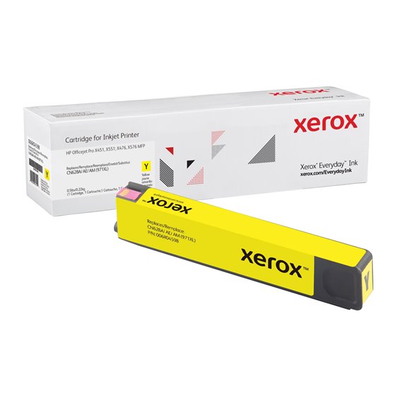 Everyday Toner Everyday™Amarillo di Xerox Compatible con HP 971XL (CN628AE, CN628A, CN628AM), Capacidad alta