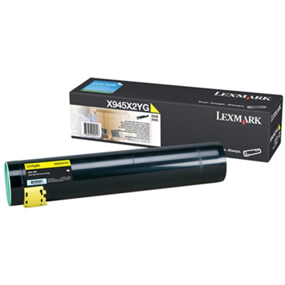 X940e, X945e Yellow High Yield Toner Cartridge Original Amarillo