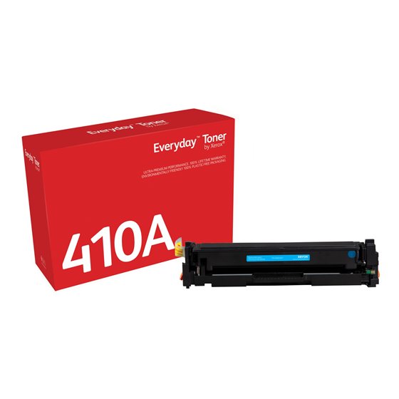 Everyday Toner Everyday™Cian di Xerox Compatible con HP 410A (CF411A), Capacidad estándar