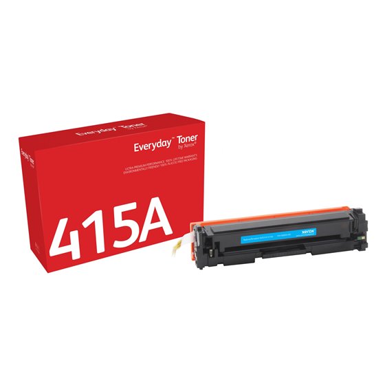 Everyday Toner Everyday™Cian di Xerox Compatible con HP 415A (W2031A), Capacidad estándar