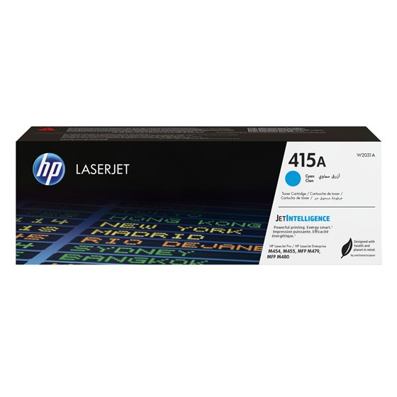 Cartucho de tóner Original LaserJet 415A cian