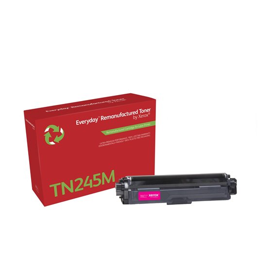 Remanufacturado Everyday Tóner Everyday™ Magenta remanufacturado de Xerox es compatible con Brother TN245M, Capacidad alta