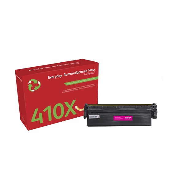 Remanufacturado Everyday Tóner Everyday™ Magenta remanufacturado de Xerox es compatible con HP 410X (CF413X), Capacidad alta