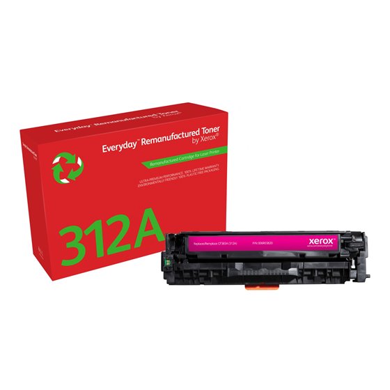 Everyday Tóner Everyday™ Magenta remanufacturado de Xerox es compatible con HP 312A (CF383A), Capacidad estándar