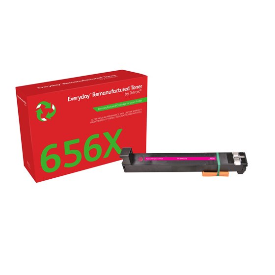 Everyday Tóner Everyday™ Magenta remanufacturado de Xerox es compatible con HP 656X (CF463X), High capacity