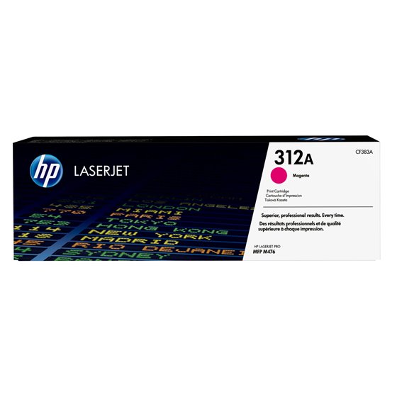Cartucho de tóner 312A magenta para LaserJet
