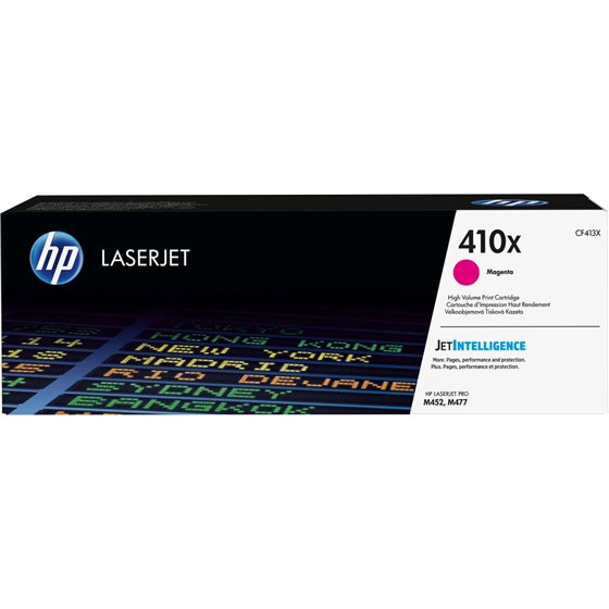 Cartucho de tóner original LaserJet 410X magenta de alta capacidad