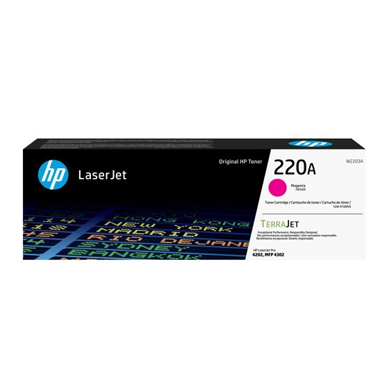 Cartucho de tóner Original LaserJet 220A magenta