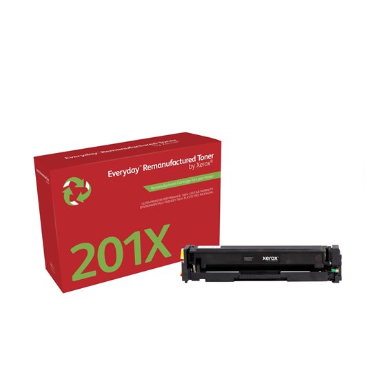 Remanufacturado Everyday Tóner Everyday™ Negro remanufacturado de Xerox es compatible con HP 201X (CF400X), Capacidad alta