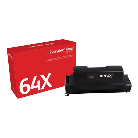 Everyday Toner Everyday™Negro di Xerox Compatible con HP 64X (CC364X), Capacidad alta