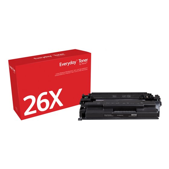 Everyday Toner Everyday™Negro di Xerox Compatible con HP 26A (CF226A), Capacidad estándar