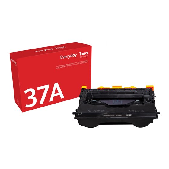 Everyday Toner Everyday™Negro di Xerox Compatible con HP 37A (CF237A), Capacidad estándar