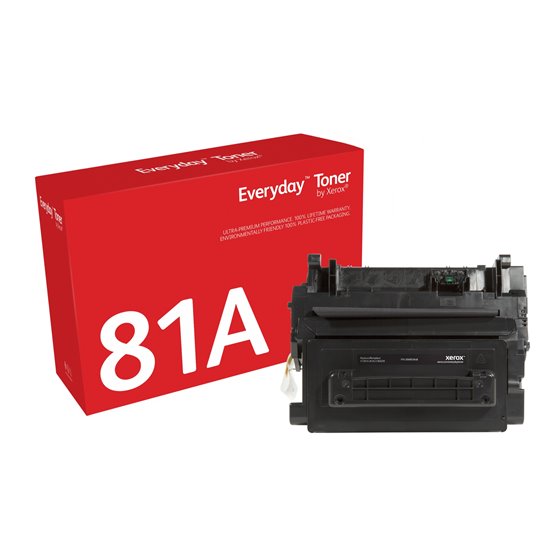 Everyday Toner Everyday™Negro di Xerox Compatible con HP 81A (CF281A), Capacidad estándar