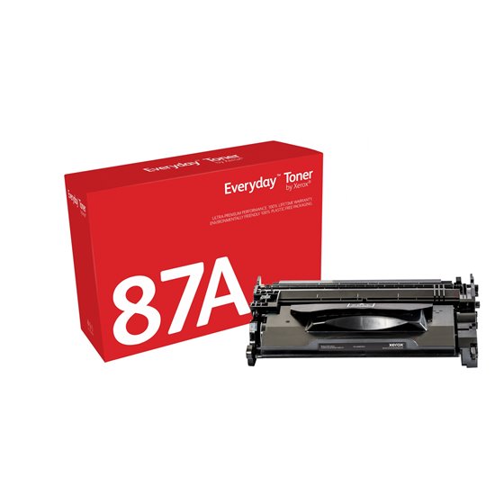 Everyday Toner Everyday™Negro di Xerox Compatible con HP 87A (CF287A), Capacidad estándar