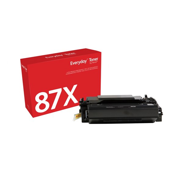 Everyday Toner Everyday™Negro di Xerox Compatible con HP 87X (CF287X), Capacidad alta
