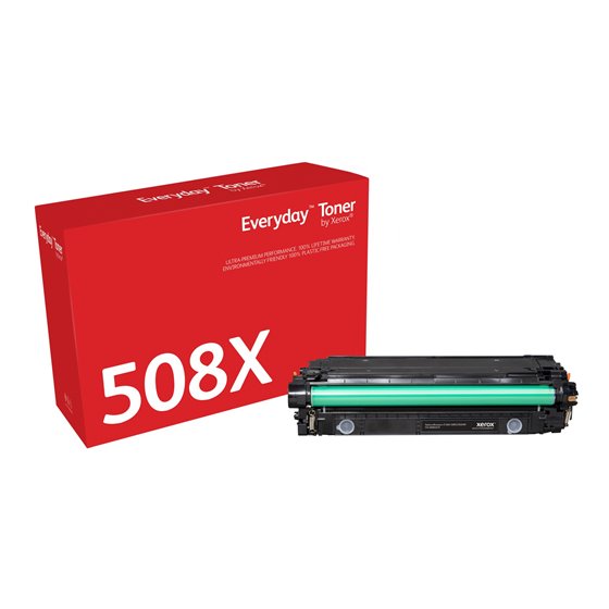 Everyday Toner Everyday™Negro di Xerox Compatible con HP 508X (CF360X), Capacidad alta