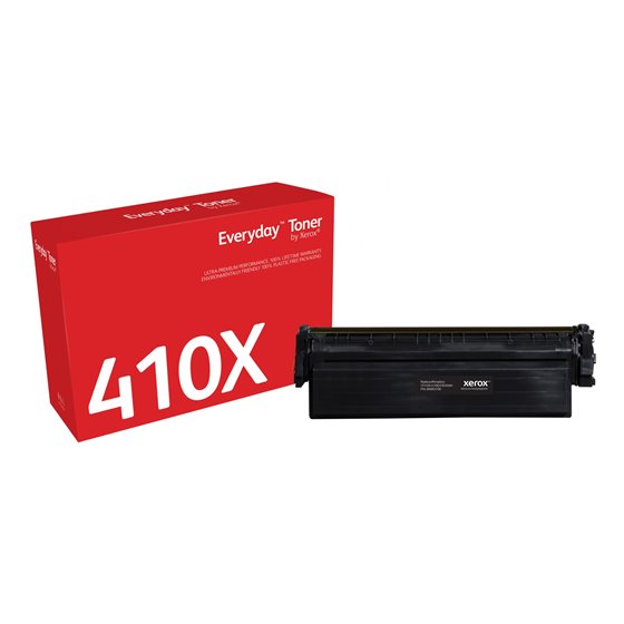 Everyday Toner Everyday™Negro di Xerox Compatible con HP 410X (CF410X), Capacidad alta