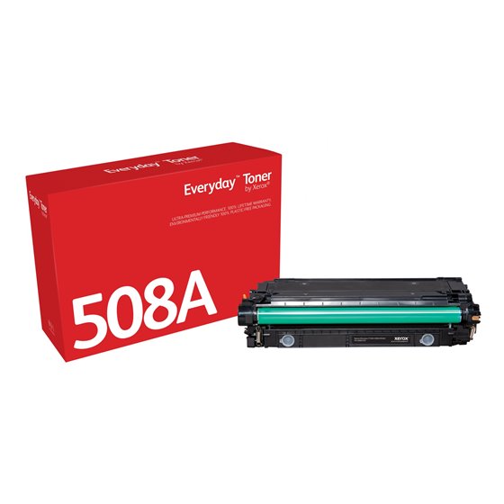 Everyday Toner Everyday™Negro di Xerox Compatible con HP 508A (CF360A), Capacidad estándar