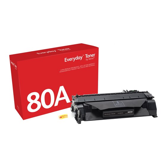 Everyday Toner Everyday™Negro di Xerox Compatible con HP 80A (CF280A), Capacidad estándar