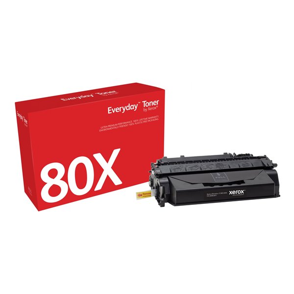 Everyday Toner Everyday™Negro di Xerox Compatible con HP 80X (CF280X), Capacidad alta