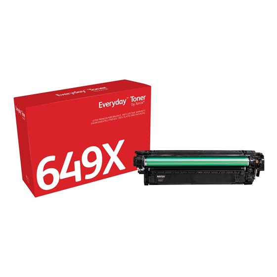 Everyday Toner Everyday™Negro di Xerox Compatible con HP 649X (CE260X), Capacidad alta