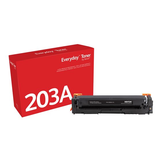 Everyday Toner Everyday™Negro di Xerox Compatible con HP 203A (CF540A), Capacidad estándar