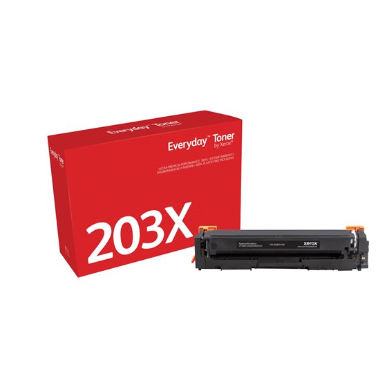 Everyday Toner Everyday™Negro di Xerox Compatible con HP 203X (CF540X), Capacidad alta