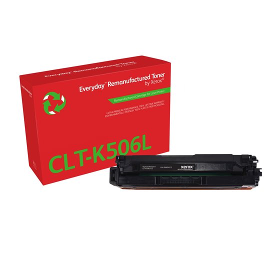 Everyday Tóner Everyday™ Negro remanufacturado de Xerox es compatible con Samsung CLT-K506L, Capacidad alta
