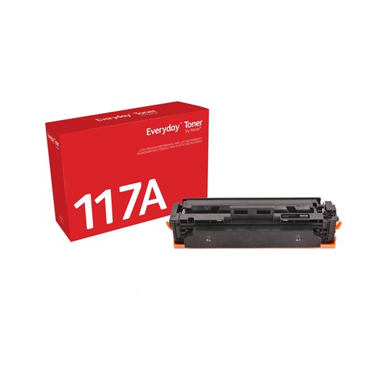 Everyday Toner Everyday™Negro di Xerox Compatible con HP 117A (W2070A), Capacidad estándar