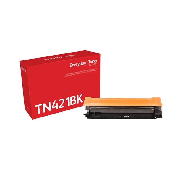 Everyday El tóner Everyday™ Negro de Xerox es compatible con Brother TN-421BK, Capacidad estándar