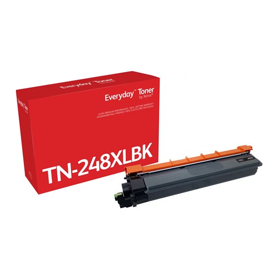 Everyday El tóner Everyday™ Negro de Xerox es compatible con Brother TN248XLBK, Capacidad alta