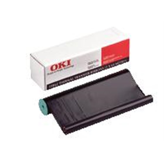 Ribbon/black f OKIFAX 610 660 (Pack x 2) Original Negro