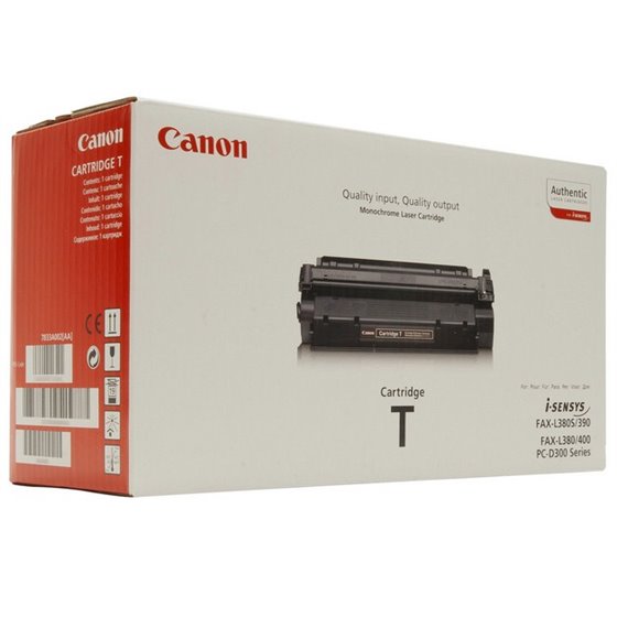 Toner T cartucho de tóner 1 pieza(s) Original Negro