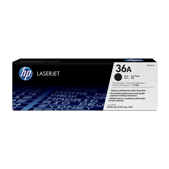 Cartucho de tóner original LaserJet 36A negro