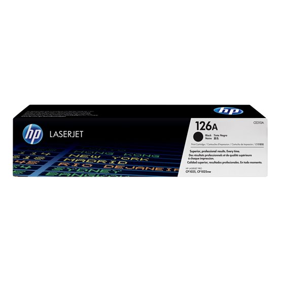 Cartucho de tóner original LaserJet 126A negro