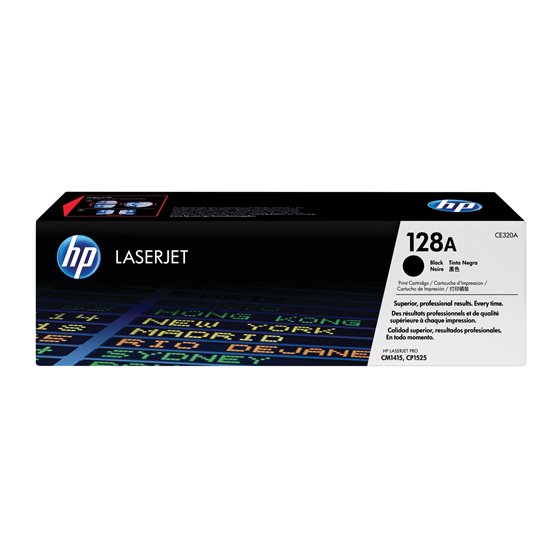 Cartucho de tóner original LaserJet 128A negro