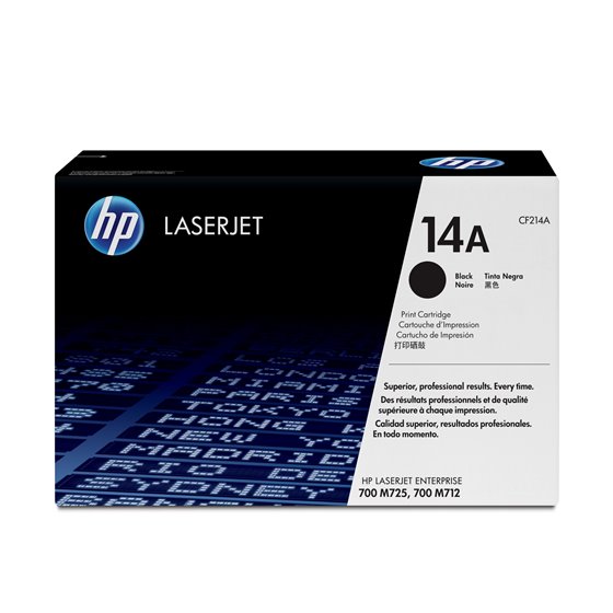 Cartucho de tóner original LaserJet 14A negro