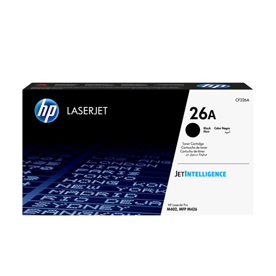 Cartucho de tóner original LaserJet 26A negro