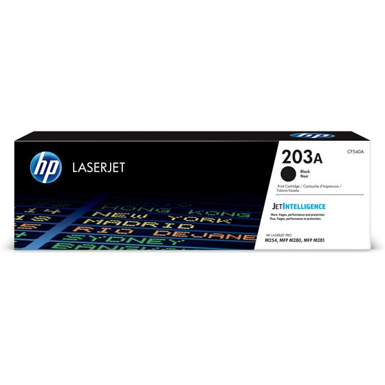 Cartucho de tóner Original LaserJet 203A negro