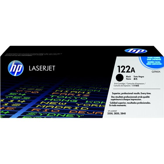 122A Black Original LaserJet Toner Cartridge cartucho de tóner 1 pieza(s) Negro