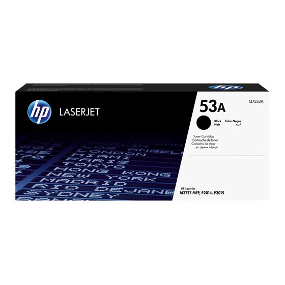 Cartucho de tóner original LaserJet 53A negro