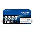 TN-2320TWIN cartucho de tóner 1 pieza(s) Original Negro