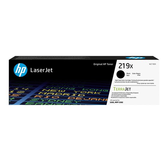 Cartucho de Tóner Original LaserJet 219X de alta capacidad negro