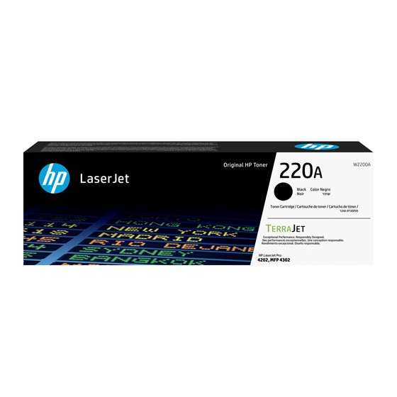 Cartucho de tóner Original LaserJet 220A negro