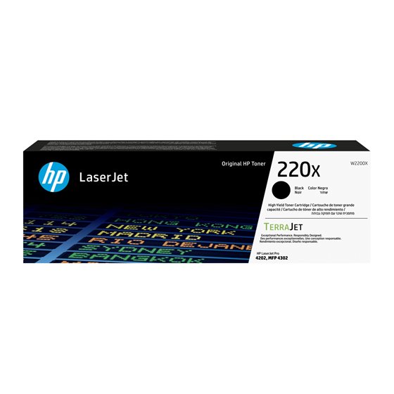 Cartucho de tóner Original LaserJet 220X negro